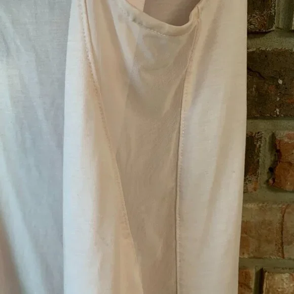 Athleta Essence Mesh Trim Women's Pale Pink XX-Small Sleeveless Tank Top EUC - Picture 8 of 11